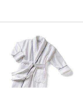 Boca Terry White Cotton Spa Bathrobe XXL 100% Cotton Belted Robe